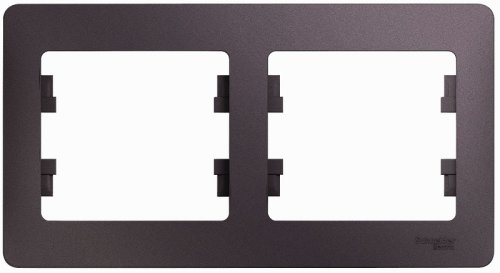 Рамка горизонтальная Systeme Electric Glossa 2-м. сиреневый туман картинка